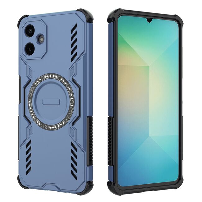 Husa pentru  Samsung Galaxy A06 TitanGuard MagGrip Ultra-Rezistenta cu Protectie Camera, Colturi Ranforsate si Compatibilitate MagSafe - Albastru