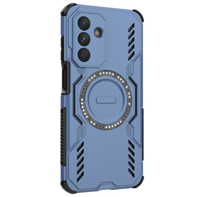 Husa pentru  Samsung Galaxy A26 TitanGuard MagGrip Ultra-Rezistenta cu Protectie Camera, Colturi Ranforsate si Compatibilitate MagSafe - Albastru