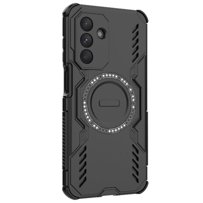 Husa pentru  Samsung Galaxy A26 TitanGuard MagGrip Ultra-Rezistenta cu Protectie Camera, Colturi Ranforsate si Compatibilitate MagSafe - Negru