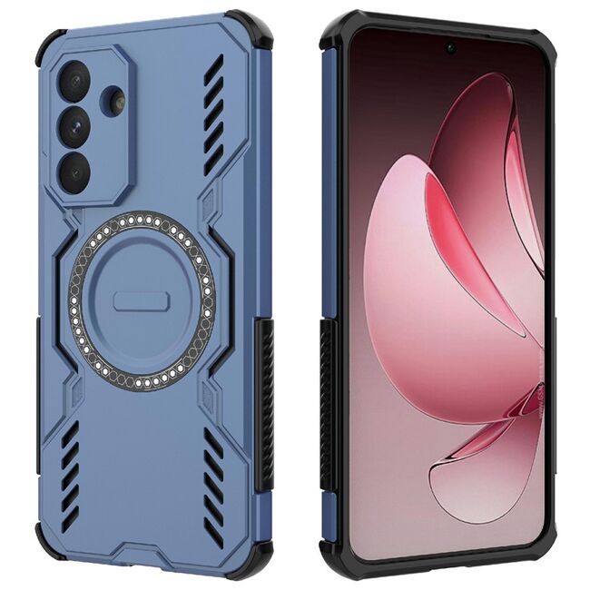 Husa pentru  Samsung Galaxy A36 TitanGuard MagGrip Ultra-Rezistenta cu Protectie Camera, Colturi Ranforsate si Compatibilitate MagSafe - Albastru