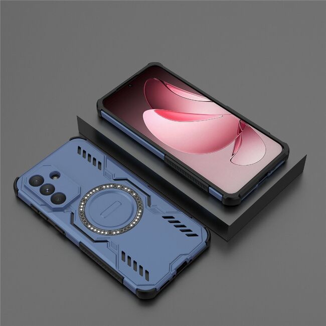 Husa pentru  Samsung Galaxy A36 TitanGuard MagGrip Ultra-Rezistenta cu Protectie Camera, Colturi Ranforsate si Compatibilitate MagSafe - Albastru