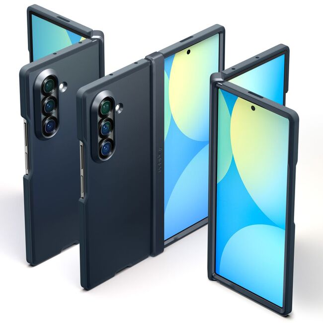Husa pentru Samsung Galaxy Z Fold 7 - Spigen Tough Armor Pro MagSafe - Metal Slate