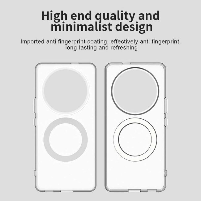 Husa premium pentru  Honor Magic 7 Lite VivaShell Fusion compatibila MagSafe, Anti-Shock - Protectie Avansata Display & Camera - Design Slim și Elegant - Alb