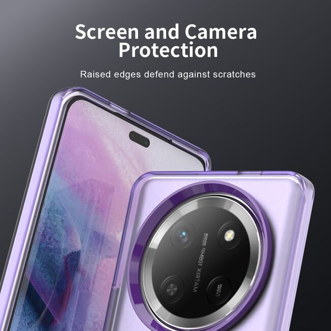 Husa premium pentru  Honor Magic 7 Lite VivaShell Fusion compatibila MagSafe, Anti-Shock - Protectie Avansata Display & Camera - Design Slim și Elegant - Mov