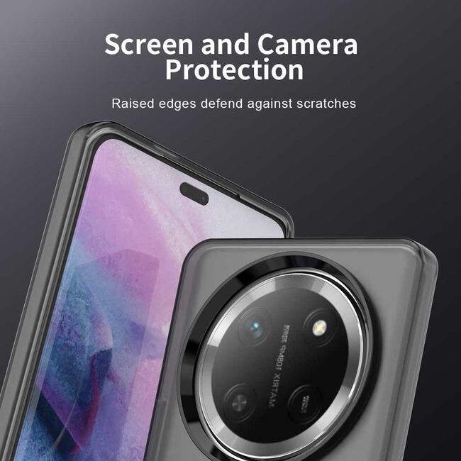 Husa premium pentru  Honor Magic 7 Lite VivaShell Fusion compatibila MagSafe, Anti-Shock - Protectie Avansata Display & Camera - Design Slim și Elegant - Negru