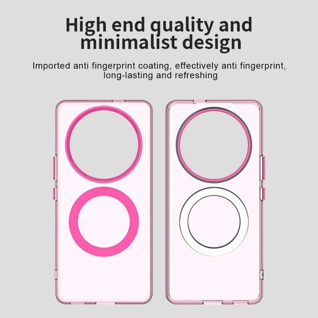 Husa premium pentru  Honor Magic 7 Lite VivaShell Fusion compatibila MagSafe, Anti-Shock - Protectie Avansata Display & Camera - Design Slim și Elegant - Roz