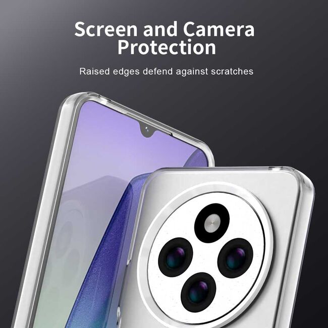 Husa premium pentru  Xiaomi Redmi 14C VivaShell Fusion compatibila MagSafe, Anti-Shock - Protectie Avansata Display & Camera - Design Slim și Elegant - Alb
