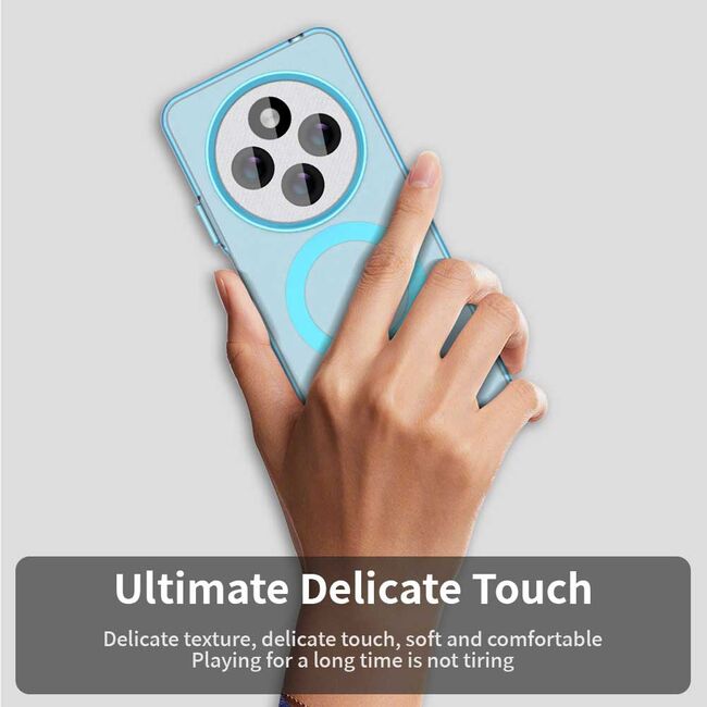 Husa premium pentru  Xiaomi Redmi 14C VivaShell Fusion compatibila MagSafe, Anti-Shock - Protectie Avansata Display & Camera - Design Slim și Elegant - Albastru