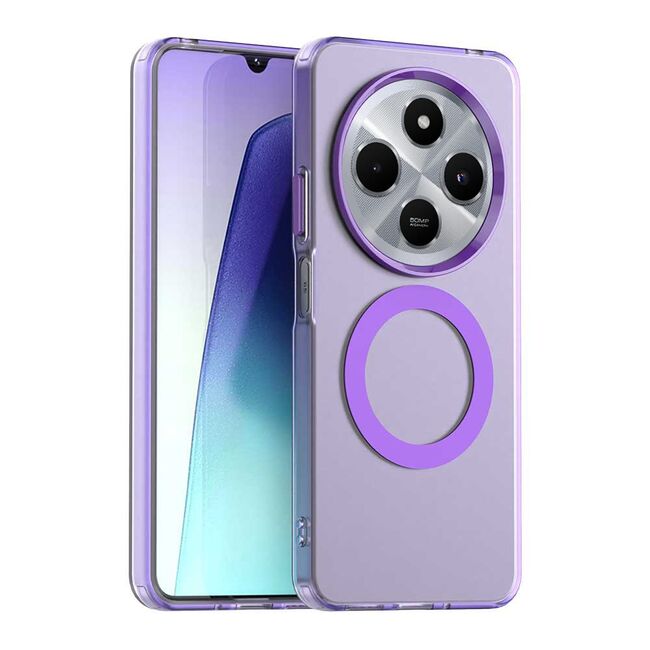 Husa premium pentru  Xiaomi Redmi 14C VivaShell Fusion compatibila MagSafe, Anti-Shock - Protectie Avansata Display & Camera - Design Slim și Elegant - Mov
