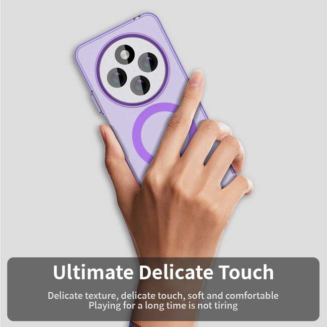 Husa premium pentru  Xiaomi Redmi 14C VivaShell Fusion compatibila MagSafe, Anti-Shock - Protectie Avansata Display & Camera - Design Slim și Elegant - Mov