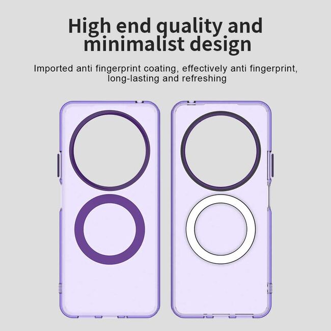 Husa premium pentru  Xiaomi Redmi 14C VivaShell Fusion compatibila MagSafe, Anti-Shock - Protectie Avansata Display & Camera - Design Slim și Elegant - Mov