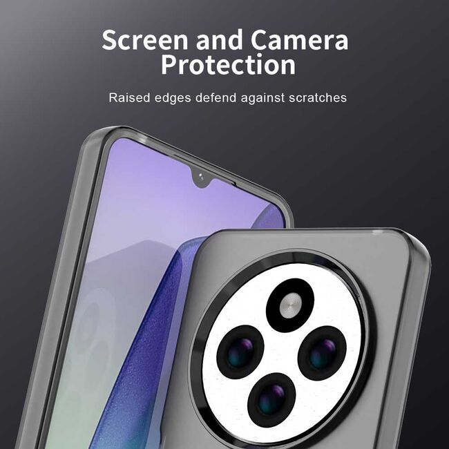 Husa premium pentru  Xiaomi Redmi 14C VivaShell Fusion compatibila MagSafe, Anti-Shock - Protectie Avansata Display & Camera - Design Slim și Elegant - Negru