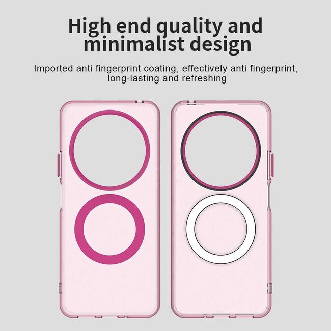 Husa premium pentru  Xiaomi Redmi 14C VivaShell Fusion compatibila MagSafe, Anti-Shock - Protectie Avansata Display & Camera - Design Slim și Elegant - Roz