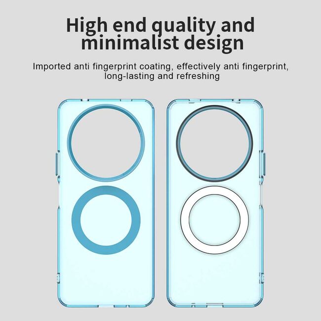 Husa premium pentru  Xiaomi Redmi A3 VivaShell Fusion compatibila MagSafe, Anti-Shock - Protectie Avansata Display & Camera - Design Slim și Elegant - Albastru
