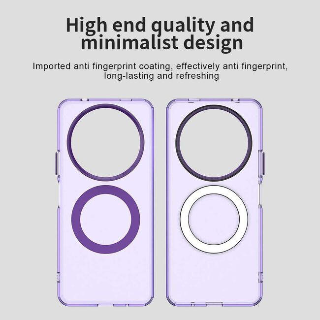 Husa premium pentru  Xiaomi Redmi A3 VivaShell Fusion compatibila MagSafe, Anti-Shock - Protectie Avansata Display & Camera - Design Slim și Elegant - Mov