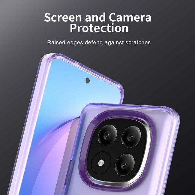 Husa premium pentru  Xiaomi Redmi Note 14 Pro+ Plus VivaShell Fusion compatibila MagSafe, Anti-Shock - Protectie Avansata Display & Camera - Design Slim și Elegant - Mov