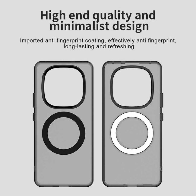 Husa premium pentru  Xiaomi Redmi Note 14 Pro+ Plus VivaShell Fusion compatibila MagSafe, Anti-Shock - Protectie Avansata Display & Camera - Design Slim și Elegant - Negru