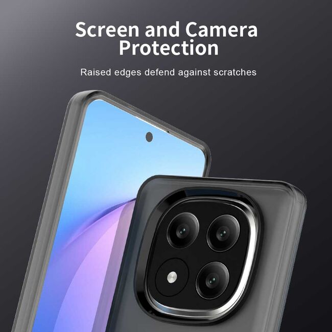 Husa premium pentru  Xiaomi Redmi Note 14 Pro+ Plus VivaShell Fusion compatibila MagSafe, Anti-Shock - Protectie Avansata Display & Camera - Design Slim și Elegant - Negru
