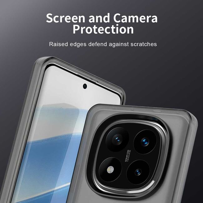 Husa premium pentru  Xiaomi Redmi Note 14 Pro 4G VivaShell Fusion compatibila MagSafe, Anti-Shock - Protectie Avansata Display & Camera - Design Slim și Elegant - Negru