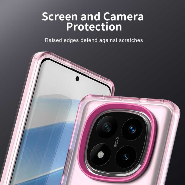 Husa premium pentru  Xiaomi Redmi Note 14 Pro 4G VivaShell Fusion compatibila MagSafe, Anti-Shock - Protectie Avansata Display & Camera - Design Slim și Elegant - Roz