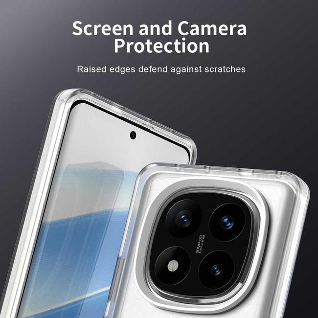 Husa premium pentru  Xiaomi Redmi Note 14 Pro 5G VivaShell Fusion compatibila MagSafe, Anti-Shock - Protectie Avansata Display & Camera - Design Slim și Elegant - Alb