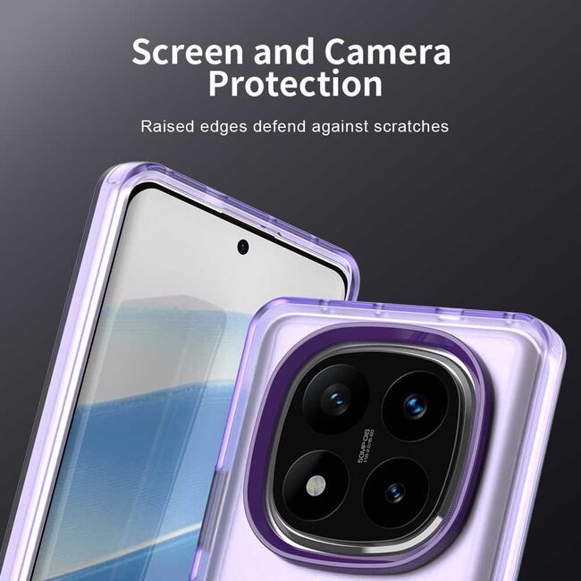 Husa premium pentru  Xiaomi Redmi Note 14 Pro 5G VivaShell Fusion compatibila MagSafe, Anti-Shock - Protectie Avansata Display & Camera - Design Slim și Elegant - Mov