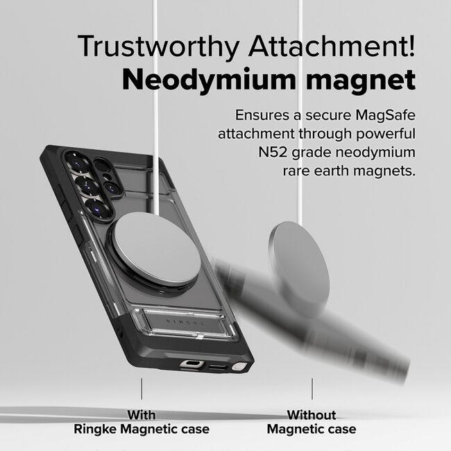 Husa pentru Samsung Galaxy S25 Ultra - Ringke UX Magnetic - Clear
