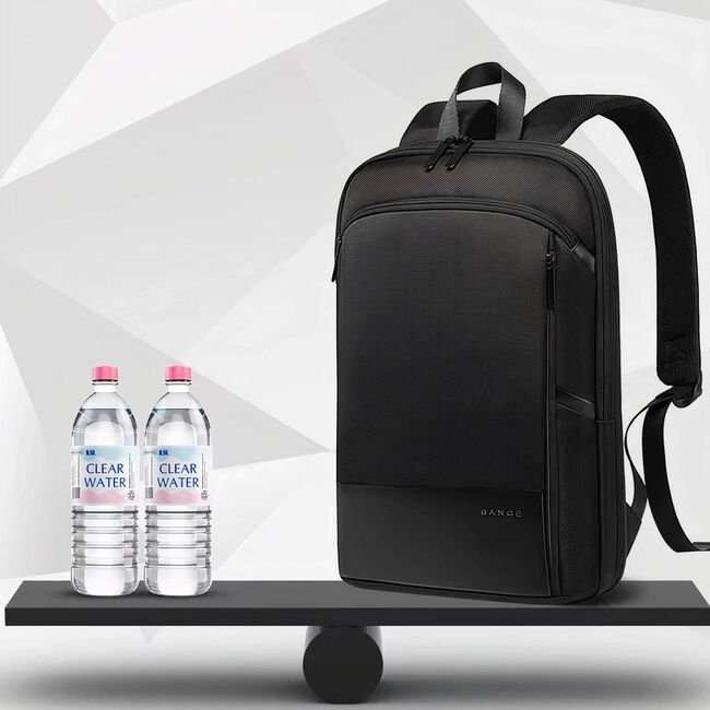 Rucsac Laptop pana la 17” Extensibil, 49 x 33 x 6 - 9 cm – Impermeabil, Compartiment Tip Valiză, Ideal pentru Avion, serviciu și calatorii, negru