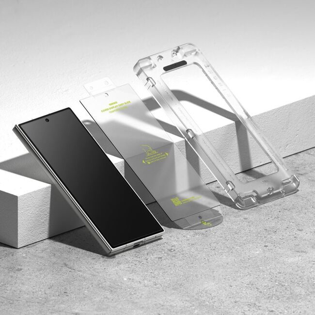 Set 2 x Folie pentru Samsung Galaxy Z Fold 7 - Ringke Cover Display Easy Slide Tempered Glass - Clear