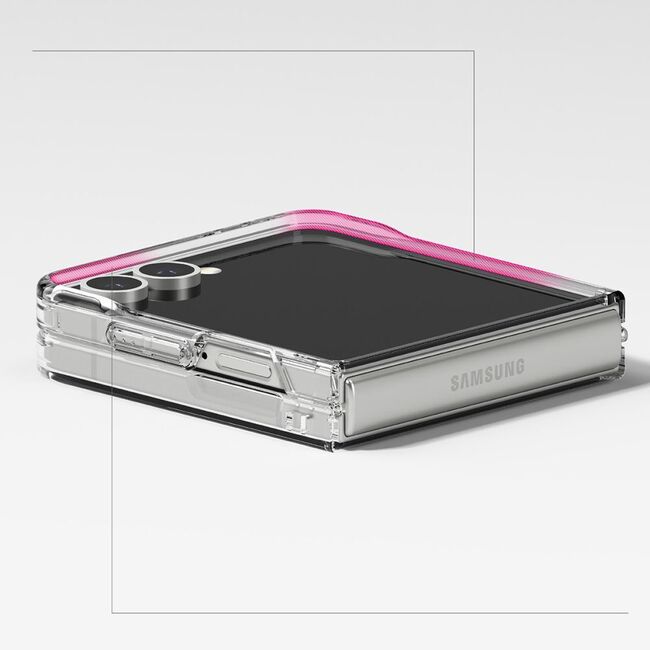 Husa pentru Samsung Galaxy Z Flip 7 - Ringke Fusion - Clear