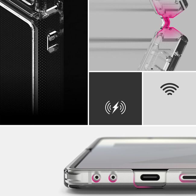 Husa pentru Samsung Galaxy Z Flip 7 - Ringke Fusion - Clear