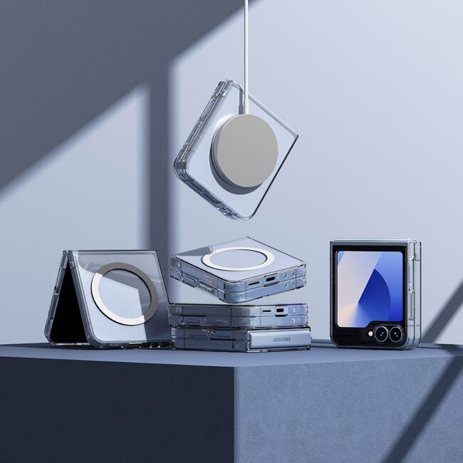 Husa pentru Samsung Galaxy Z Flip 7 - Ringke Fusion MagSafe - Clear
