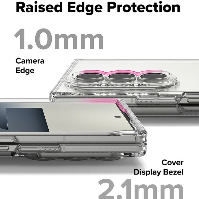 Husa pentru Samsung Galaxy Z Fold 7 - Ringke Fusion - Clear