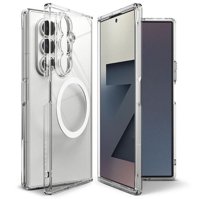 Husa pentru Samsung Galaxy Z Fold 7 - Ringke Fusion MagSafe - Clear
