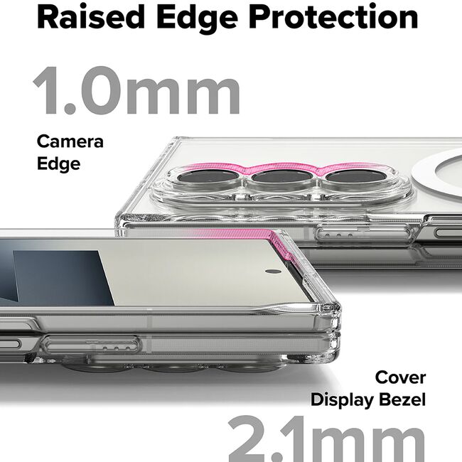 Husa pentru Samsung Galaxy Z Fold 7 - Ringke Fusion MagSafe - Clear