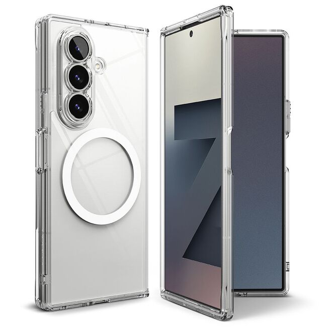 Husa pentru Samsung Galaxy Z Fold 7 - Ringke Fusion MagSafe - Clear