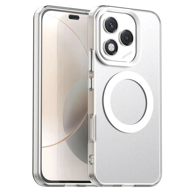 Husa premium pentru  Honor 400 Lite VivaShell Fusion compatibila MagSafe, Anti-Shock - Protectie Avansata Display & Camera - Design Slim și Elegant - Alb