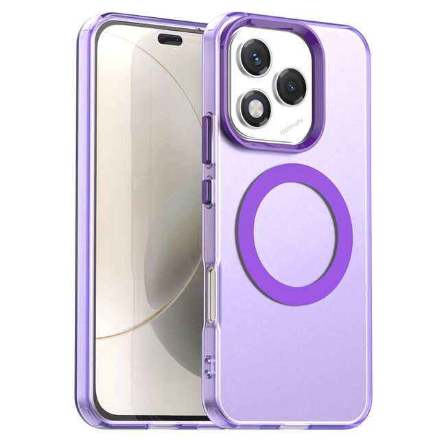 Husa premium pentru  Honor 400 Lite VivaShell Fusion compatibila MagSafe, Anti-Shock - Protectie Avansata Display & Camera - Design Slim și Elegant - Mov