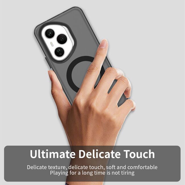 Husa premium pentru  Honor 400 Pro VivaShell Fusion compatibila MagSafe, Anti-Shock - Protectie Avansata Display & Camera - Design Slim și Elegant - Negru