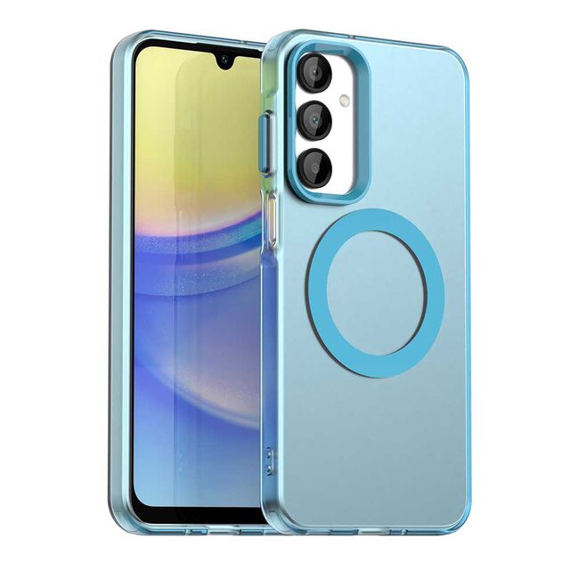 Husa premium pentru  Samsung Galaxy A16 VivaShell Fusion compatibila MagSafe, Anti-Shock - Protectie Avansata Display & Camera - Design Slim și Elegant - Albastru
