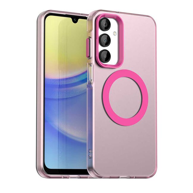 Husa premium pentru  Samsung Galaxy A16 VivaShell Fusion compatibila MagSafe, Anti-Shock - Protectie Avansata Display & Camera - Design Slim și Elegant - Roz
