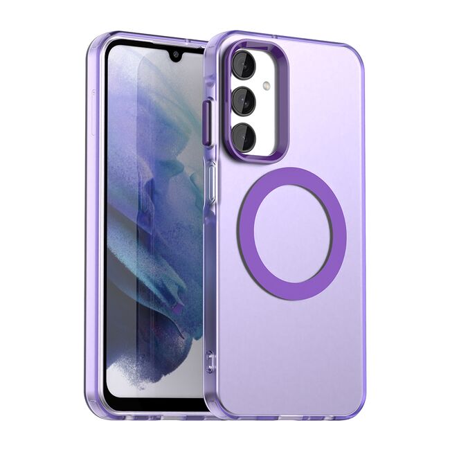 Husa premium pentru  Samsung Galaxy A25 VivaShell Fusion compatibila MagSafe, Anti-Shock - Protectie Avansata Display & Camera - Design Slim și Elegant - Mov