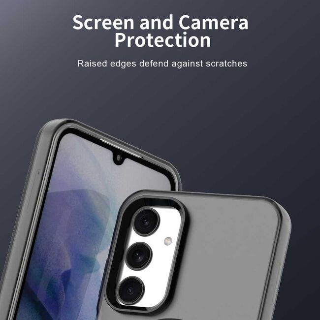 Husa premium pentru  Samsung Galaxy A25 VivaShell Fusion compatibila MagSafe, Anti-Shock - Protectie Avansata Display & Camera - Design Slim și Elegant - Negru