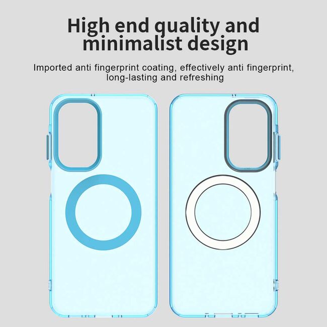 Husa premium pentru  Samsung Galaxy A26 VivaShell Fusion compatibila MagSafe, Anti-Shock - Protectie Avansata Display & Camera - Design Slim și Elegant - Albastru