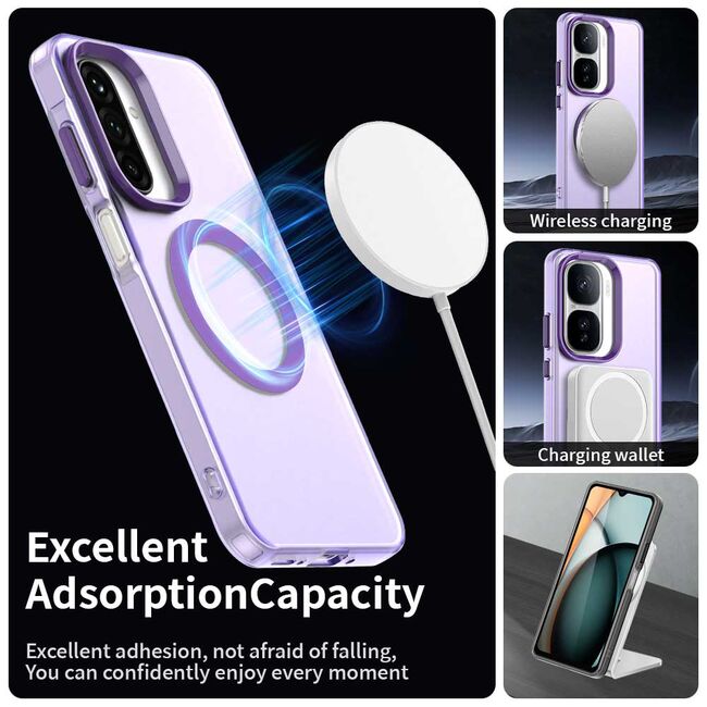 Husa premium pentru  Samsung Galaxy A26 VivaShell Fusion compatibila MagSafe, Anti-Shock - Protectie Avansata Display & Camera - Design Slim și Elegant - Mov