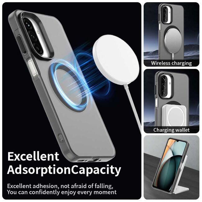 Husa premium pentru  Samsung Galaxy A26 VivaShell Fusion compatibila MagSafe, Anti-Shock - Protectie Avansata Display & Camera - Design Slim și Elegant - Negru