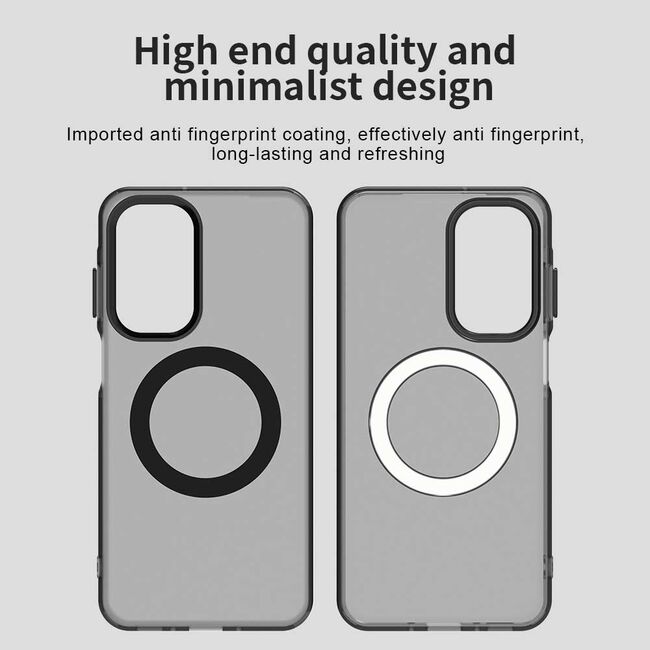 Husa premium pentru  Samsung Galaxy A26 VivaShell Fusion compatibila MagSafe, Anti-Shock - Protectie Avansata Display & Camera - Design Slim și Elegant - Negru