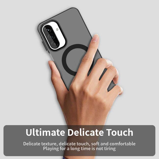 Husa premium pentru  Samsung Galaxy A26 VivaShell Fusion compatibila MagSafe, Anti-Shock - Protectie Avansata Display & Camera - Design Slim și Elegant - Negru