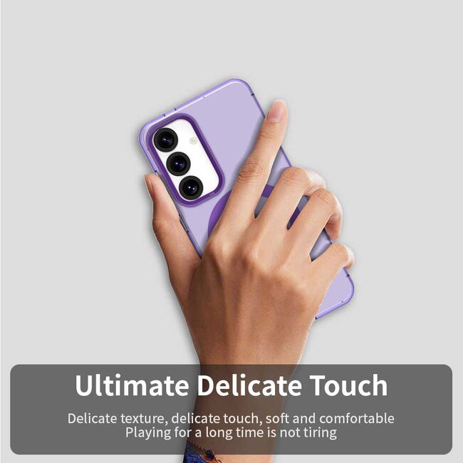 Husa premium pentru  Samsung Galaxy S23 FE VivaShell Fusion compatibila MagSafe, Anti-Shock - Protectie Avansata Display & Camera - Design Slim și Elegant - Mov
