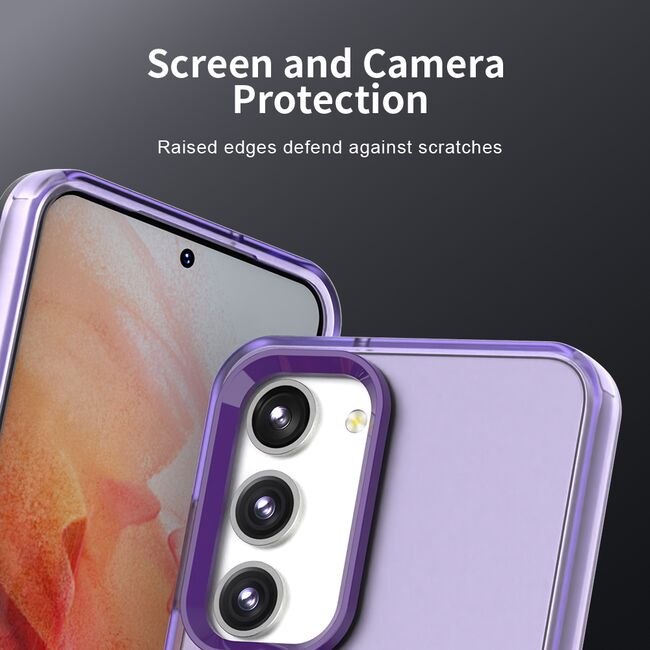 Husa premium pentru  Samsung Galaxy S23 Plus  VivaShell Fusion compatibila MagSafe, Anti-Shock - Protectie Avansata Display & Camera - Design Slim și Elegant - Mov